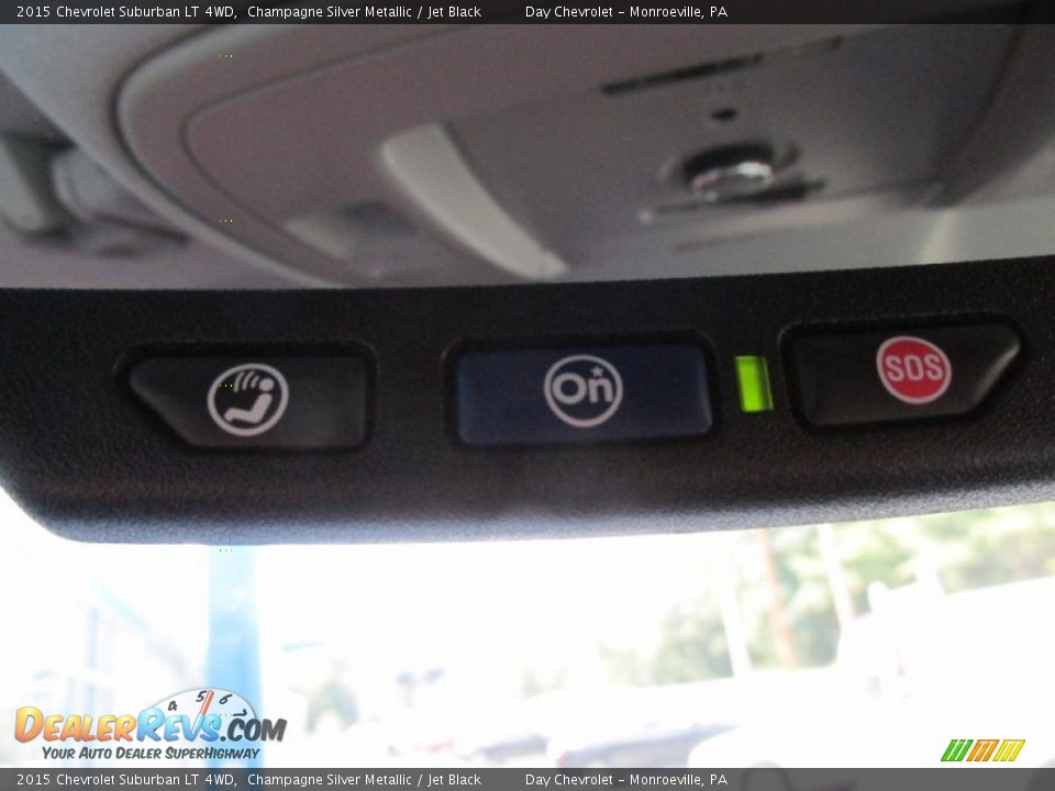 2015 Chevrolet Suburban LT 4WD Champagne Silver Metallic / Jet Black Photo #18