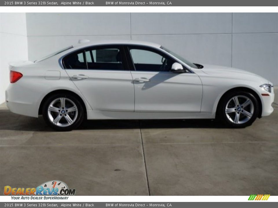 2015 BMW 3 Series 328i Sedan Alpine White / Black Photo #2