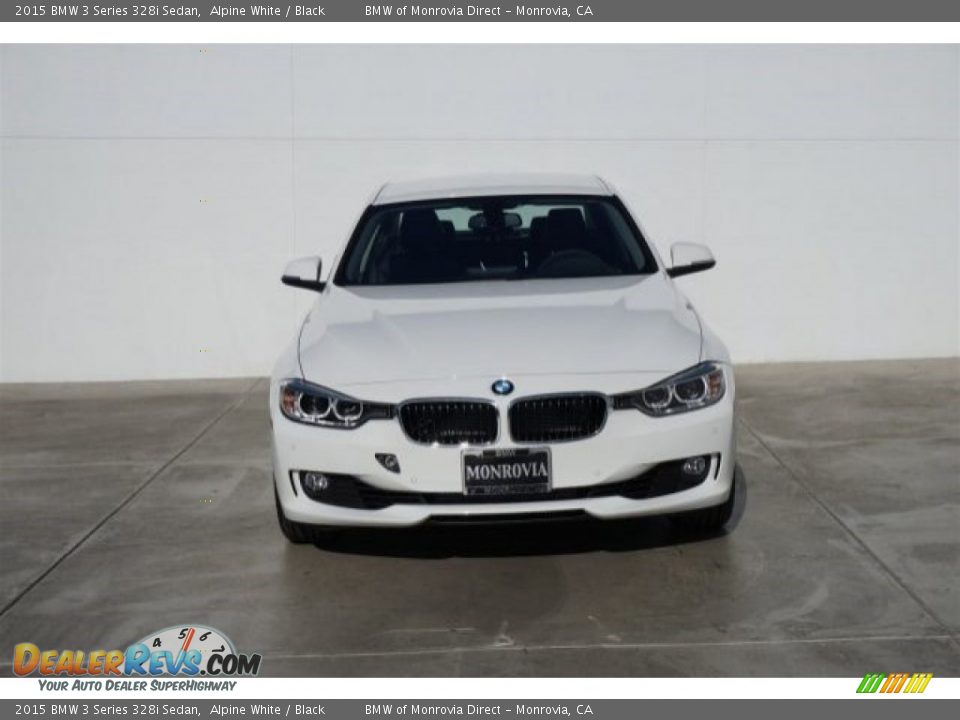 2015 BMW 3 Series 328i Sedan Alpine White / Black Photo #3