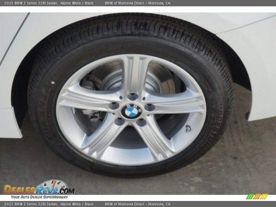 2015 BMW 3 Series 328i Sedan Alpine White / Black Photo #4