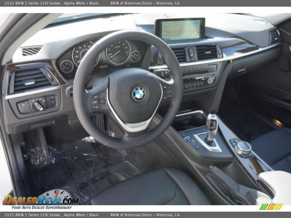 2015 BMW 3 Series 328i Sedan Alpine White / Black Photo #7