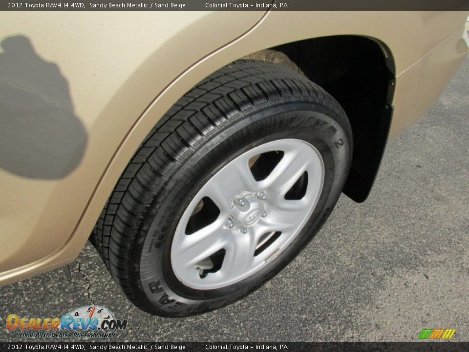 2012 Toyota RAV4 I4 4WD Sandy Beach Metallic / Sand Beige Photo #3