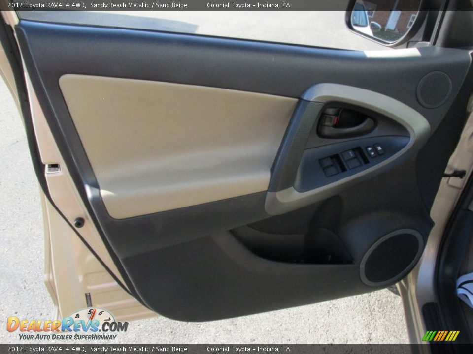 2012 Toyota RAV4 I4 4WD Sandy Beach Metallic / Sand Beige Photo #11