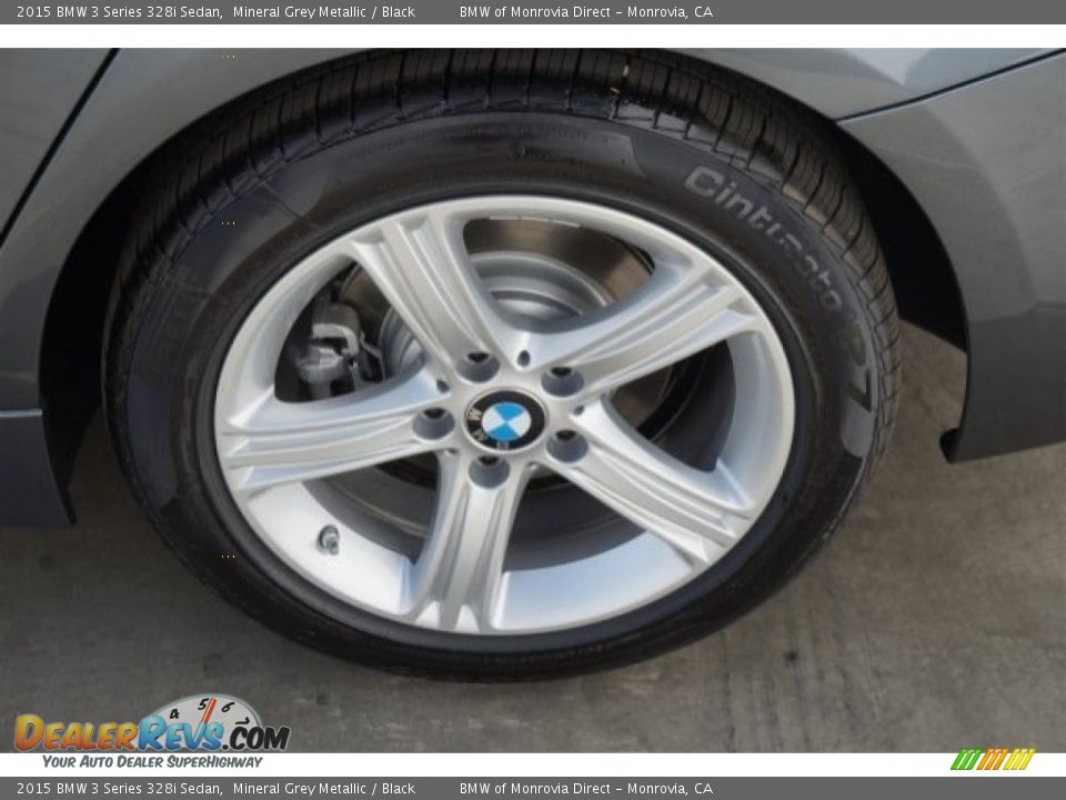 2015 BMW 3 Series 328i Sedan Mineral Grey Metallic / Black Photo #4