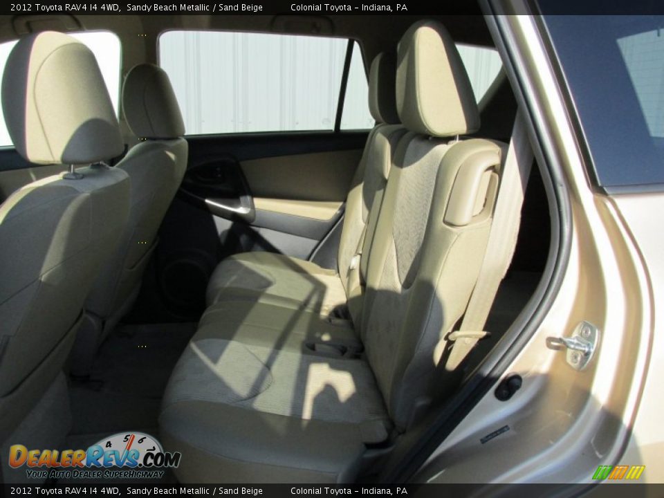 2012 Toyota RAV4 I4 4WD Sandy Beach Metallic / Sand Beige Photo #13