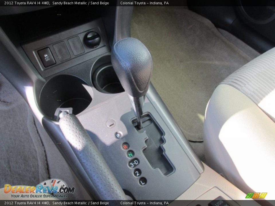 2012 Toyota RAV4 I4 4WD Sandy Beach Metallic / Sand Beige Photo #15
