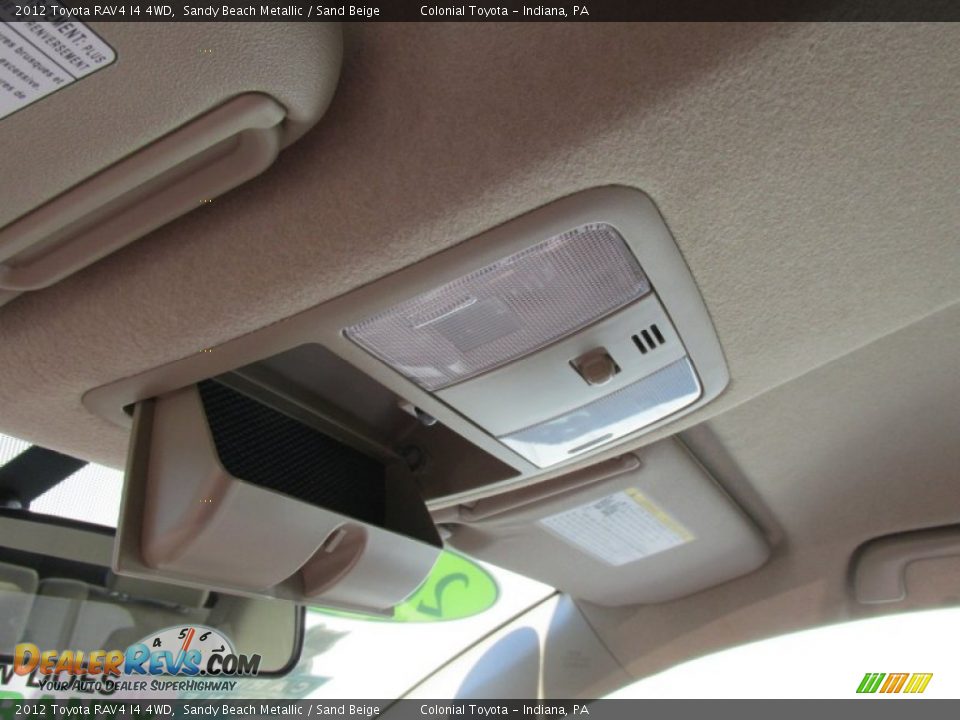 2012 Toyota RAV4 I4 4WD Sandy Beach Metallic / Sand Beige Photo #18