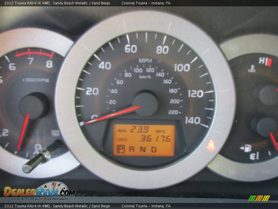 2012 Toyota RAV4 I4 4WD Sandy Beach Metallic / Sand Beige Photo #20