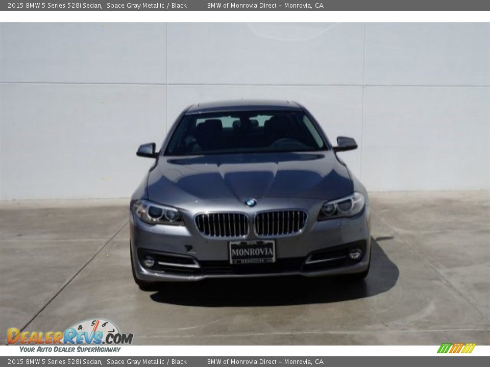 2015 BMW 5 Series 528i Sedan Space Gray Metallic / Black Photo #3