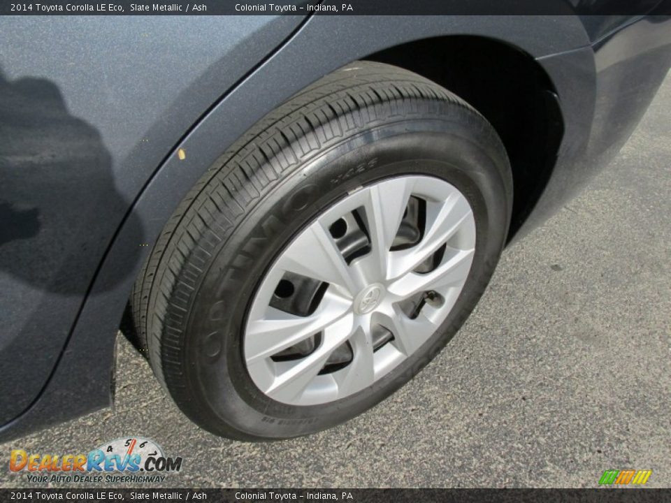 2014 Toyota Corolla LE Eco Slate Metallic / Ash Photo #3