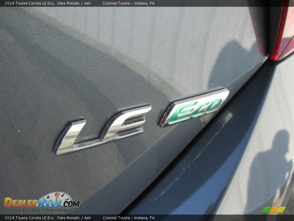 2014 Toyota Corolla LE Eco Slate Metallic / Ash Photo #6