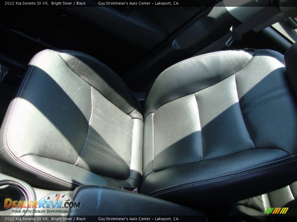 2012 Kia Sorento SX V6 Bright Silver / Black Photo #17