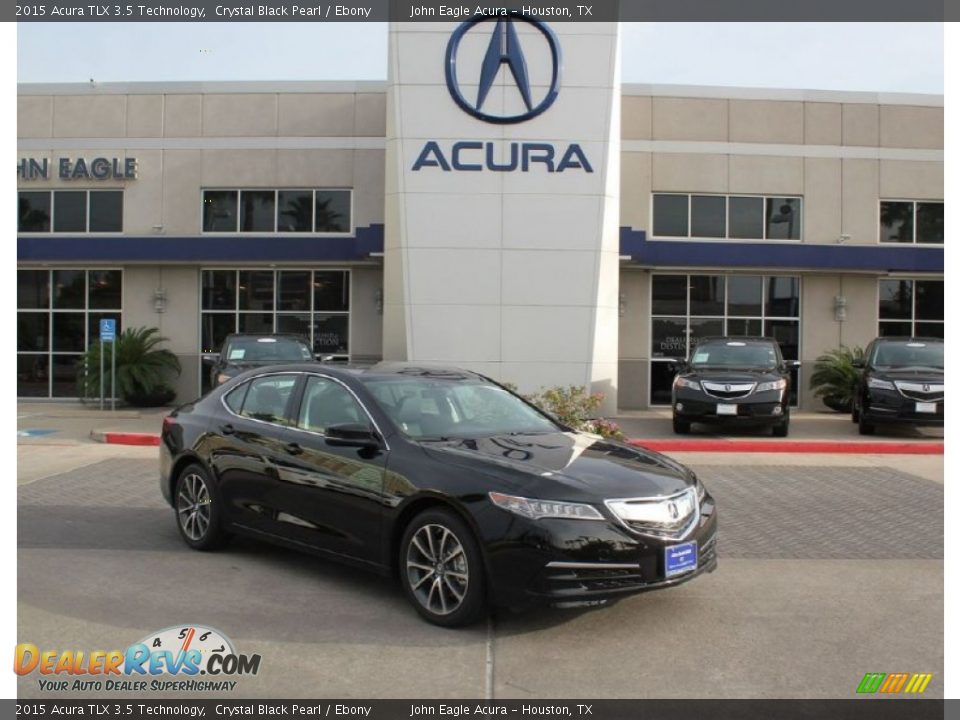 2015 Acura TLX 3.5 Technology Crystal Black Pearl / Ebony Photo #1