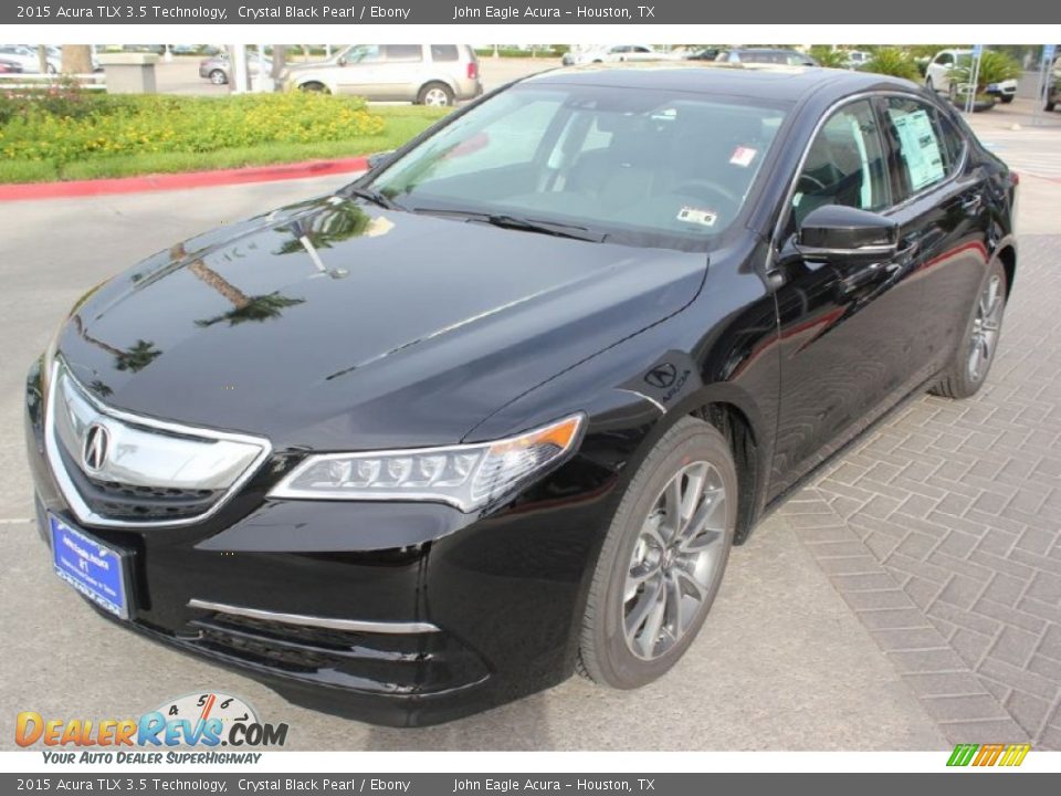 2015 Acura TLX 3.5 Technology Crystal Black Pearl / Ebony Photo #3