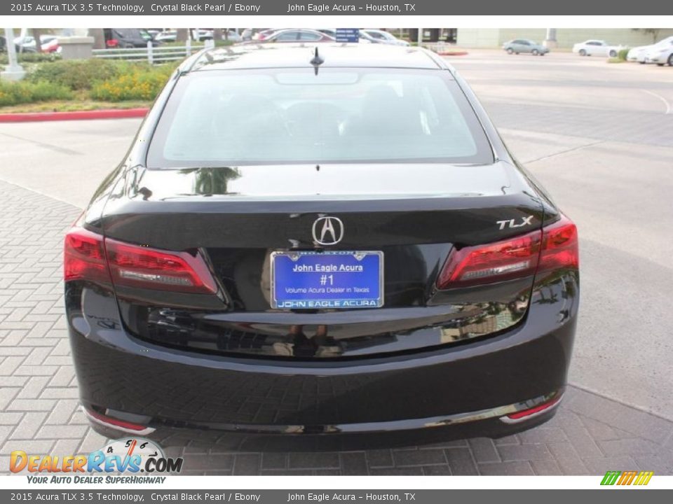 2015 Acura TLX 3.5 Technology Crystal Black Pearl / Ebony Photo #6