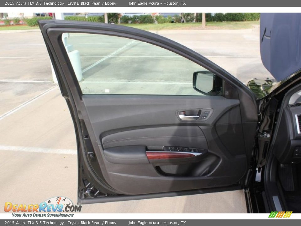 2015 Acura TLX 3.5 Technology Crystal Black Pearl / Ebony Photo #11
