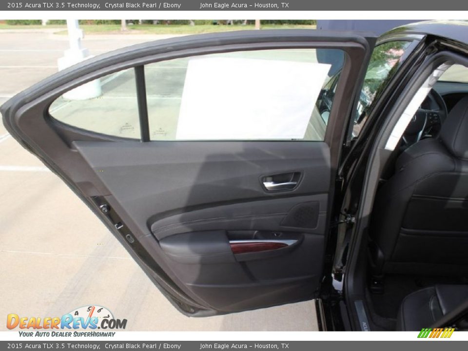 2015 Acura TLX 3.5 Technology Crystal Black Pearl / Ebony Photo #13