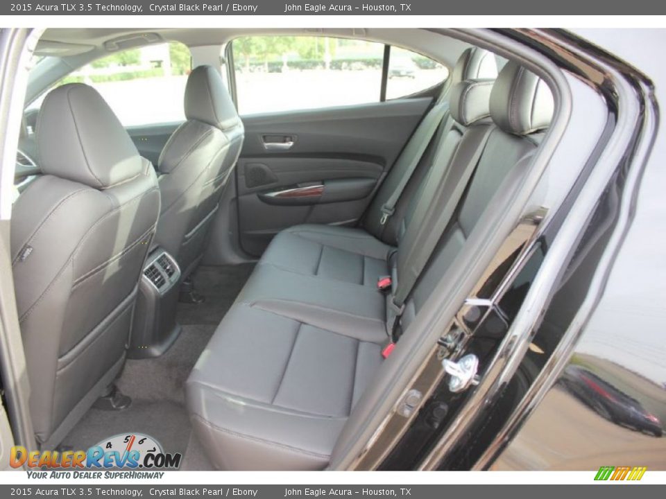 2015 Acura TLX 3.5 Technology Crystal Black Pearl / Ebony Photo #14