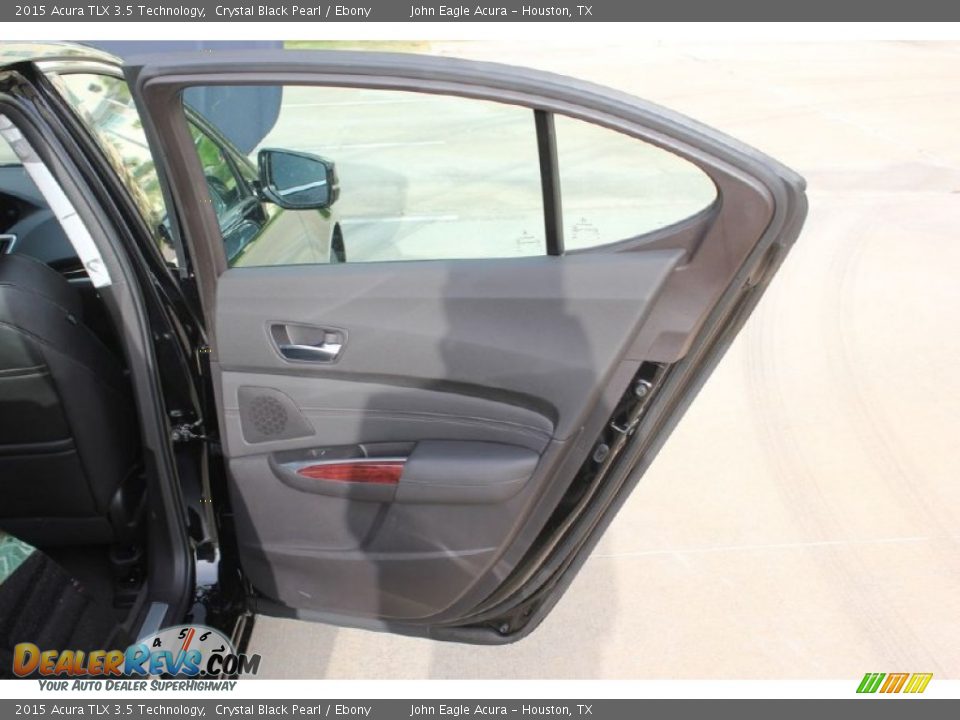 2015 Acura TLX 3.5 Technology Crystal Black Pearl / Ebony Photo #17
