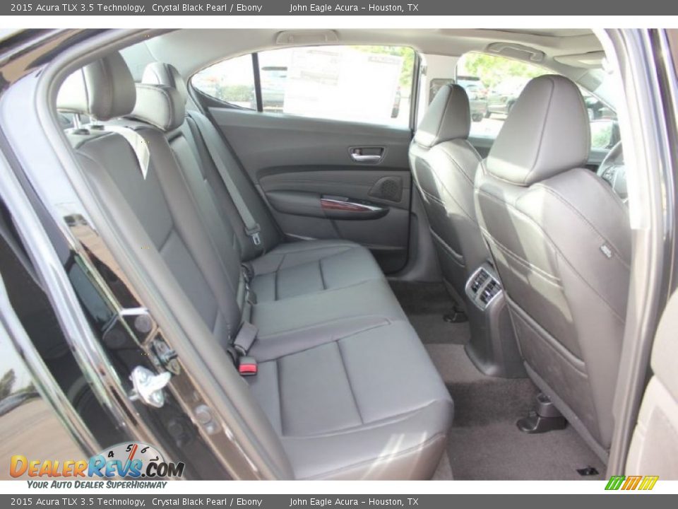 2015 Acura TLX 3.5 Technology Crystal Black Pearl / Ebony Photo #18