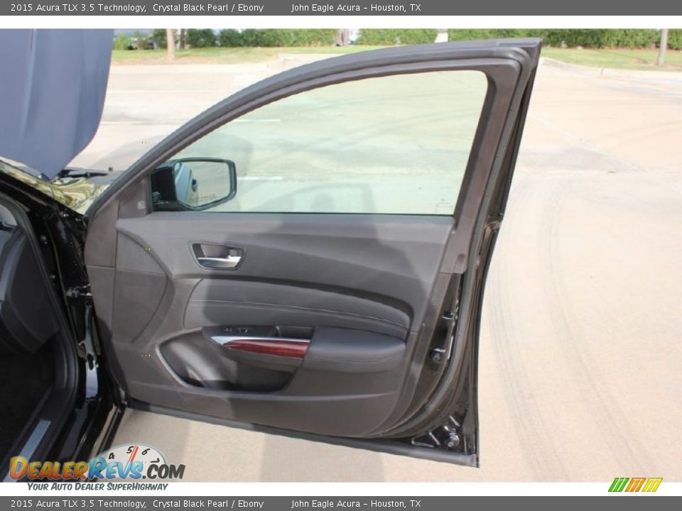 2015 Acura TLX 3.5 Technology Crystal Black Pearl / Ebony Photo #19