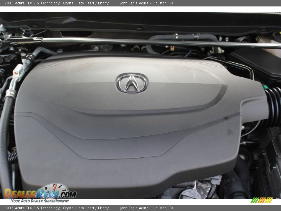 2015 Acura TLX 3.5 Technology Crystal Black Pearl / Ebony Photo #21