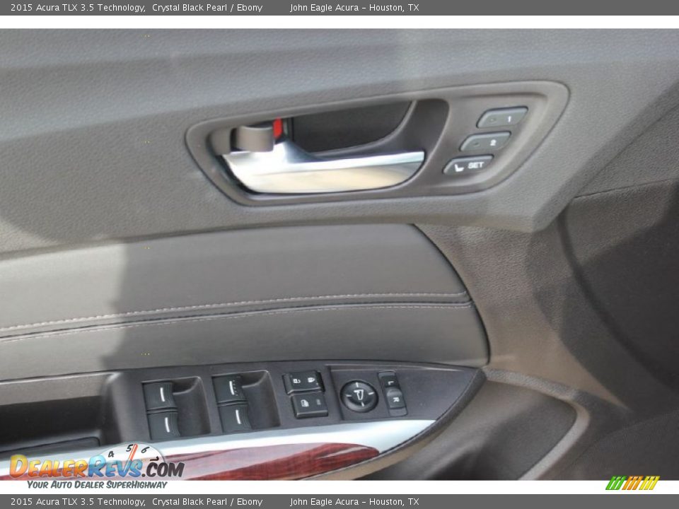 2015 Acura TLX 3.5 Technology Crystal Black Pearl / Ebony Photo #23