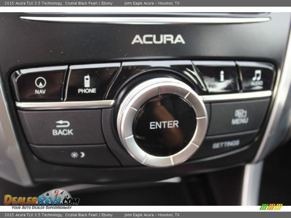 2015 Acura TLX 3.5 Technology Crystal Black Pearl / Ebony Photo #32
