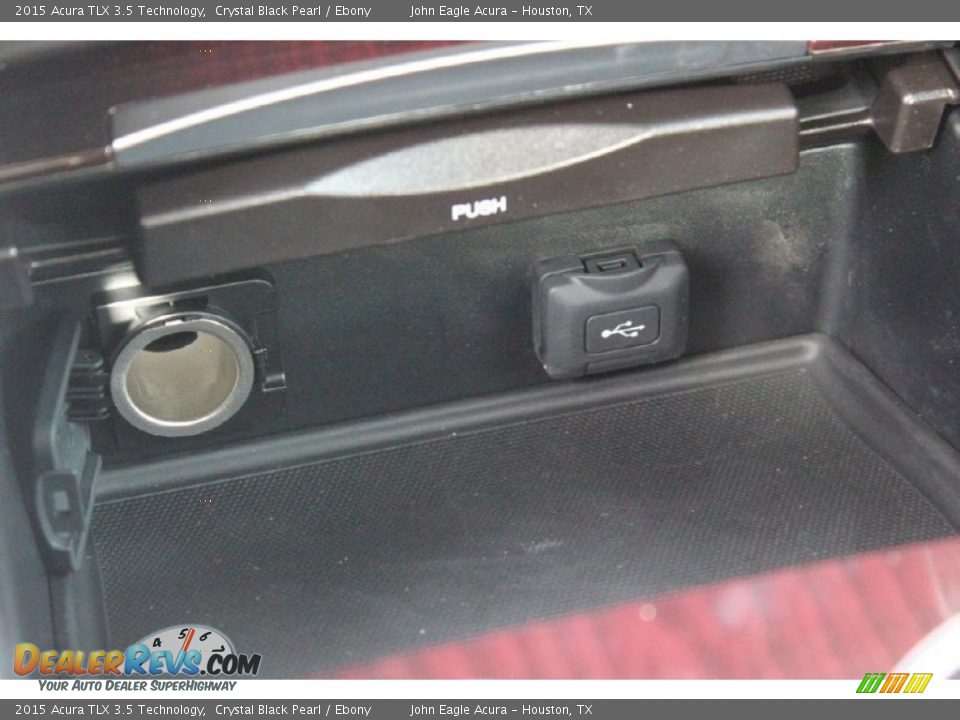2015 Acura TLX 3.5 Technology Crystal Black Pearl / Ebony Photo #33