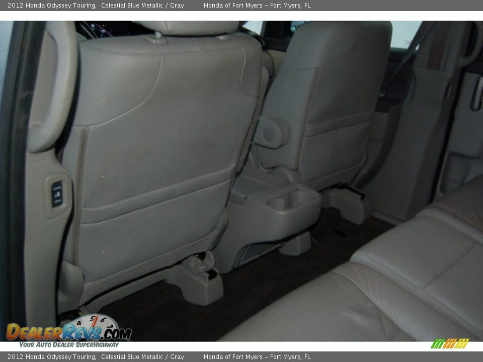 2012 Honda Odyssey Touring Celestial Blue Metallic / Gray Photo #28