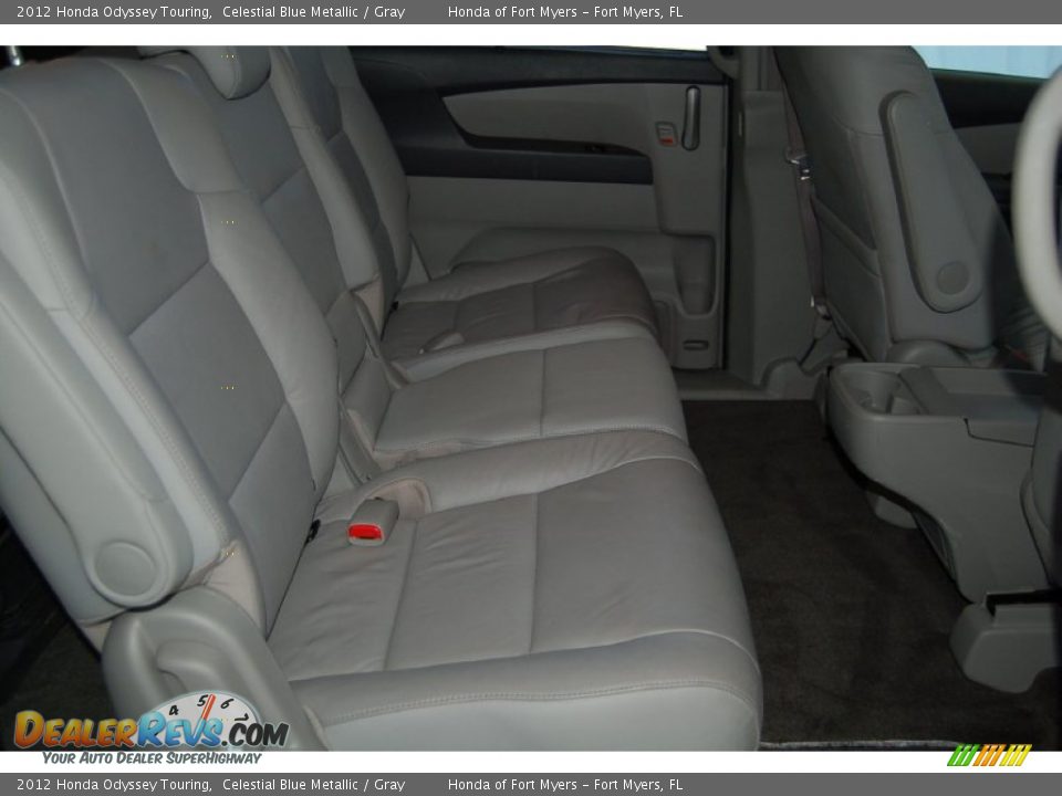 2012 Honda Odyssey Touring Celestial Blue Metallic / Gray Photo #36