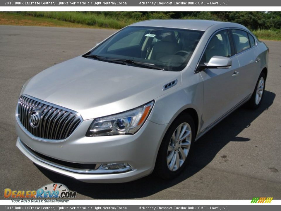 2015 Buick LaCrosse Leather Quicksilver Metallic / Light Neutral/Cocoa Photo #2
