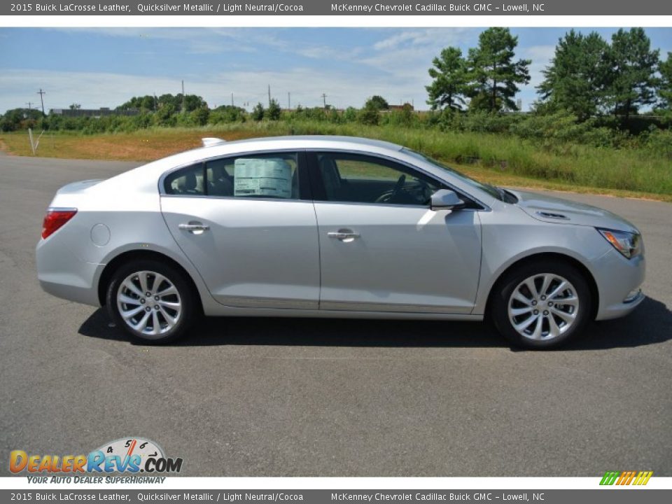 Quicksilver Metallic 2015 Buick LaCrosse Leather Photo #6