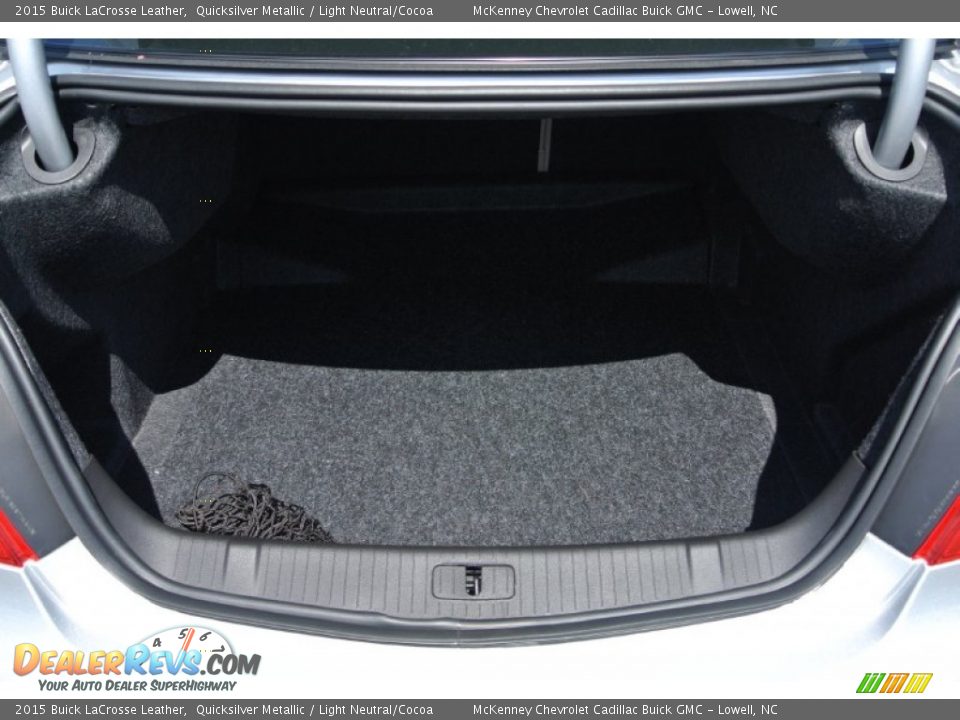 2015 Buick LaCrosse Leather Quicksilver Metallic / Light Neutral/Cocoa Photo #14