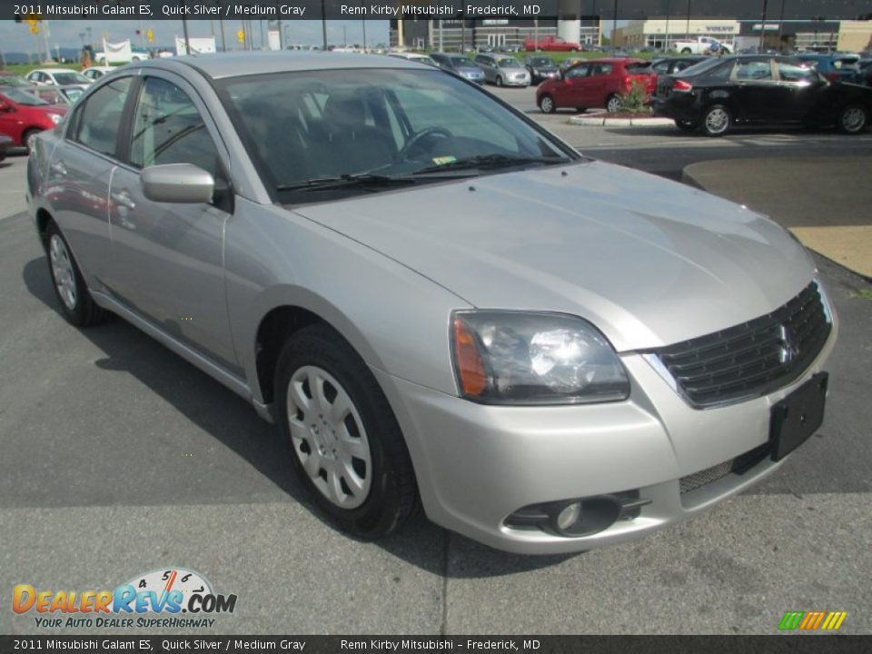 2011 Mitsubishi Galant ES Quick Silver / Medium Gray Photo #1