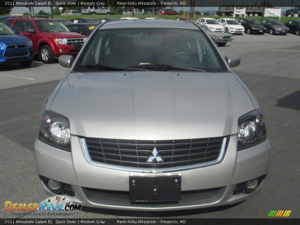2011 Mitsubishi Galant ES Quick Silver / Medium Gray Photo #2