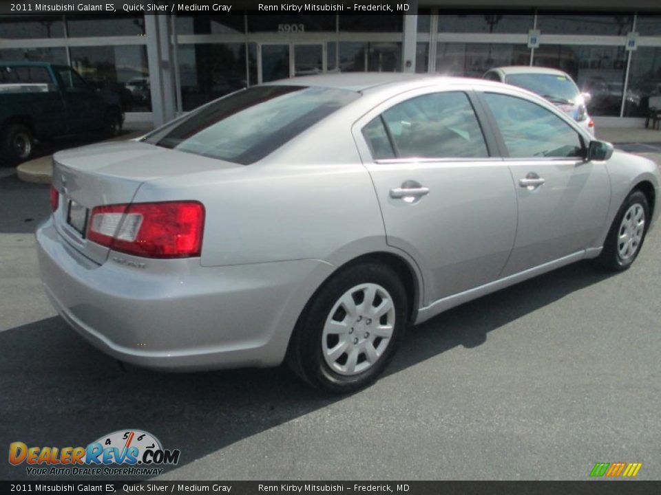 2011 Mitsubishi Galant ES Quick Silver / Medium Gray Photo #8