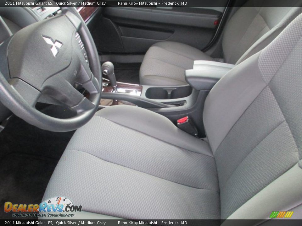 2011 Mitsubishi Galant ES Quick Silver / Medium Gray Photo #11