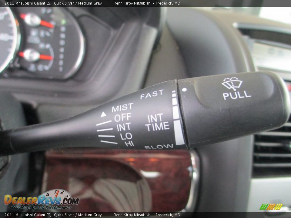 2011 Mitsubishi Galant ES Quick Silver / Medium Gray Photo #17