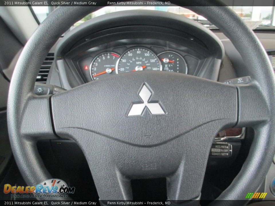2011 Mitsubishi Galant ES Quick Silver / Medium Gray Photo #19