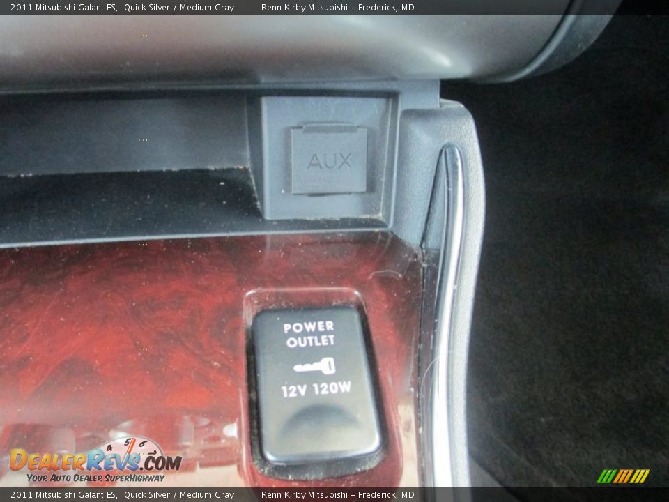 2011 Mitsubishi Galant ES Quick Silver / Medium Gray Photo #21