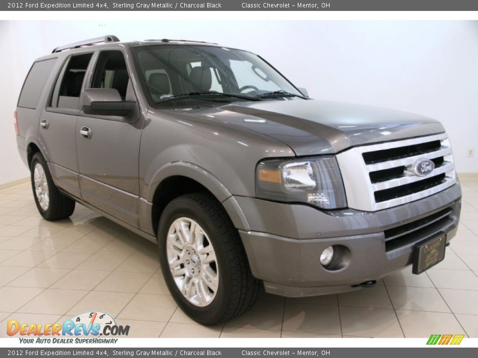 2012 Ford Expedition Limited 4x4 Sterling Gray Metallic / Charcoal Black Photo #1
