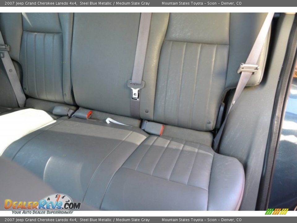 2007 Jeep Grand Cherokee Laredo 4x4 Steel Blue Metallic / Medium Slate Gray Photo #6