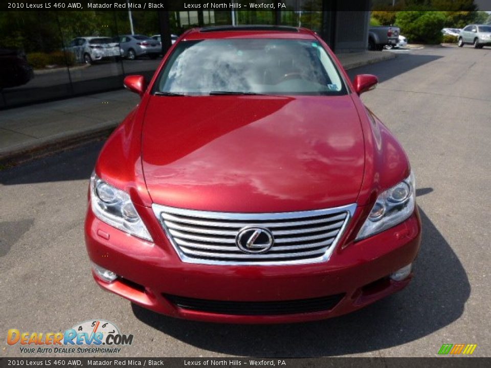 2010 Lexus LS 460 AWD Matador Red Mica / Black Photo #2