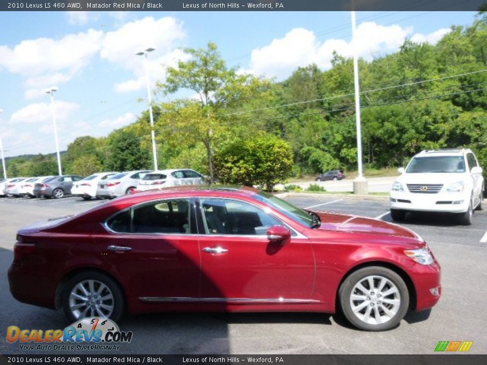 2010 Lexus LS 460 AWD Matador Red Mica / Black Photo #4