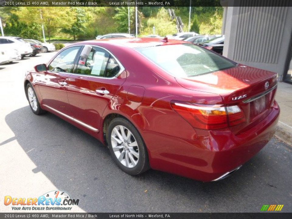 2010 Lexus LS 460 AWD Matador Red Mica / Black Photo #7