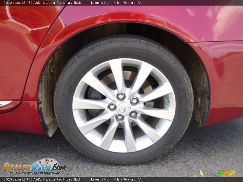 2010 Lexus LS 460 AWD Matador Red Mica / Black Photo #9