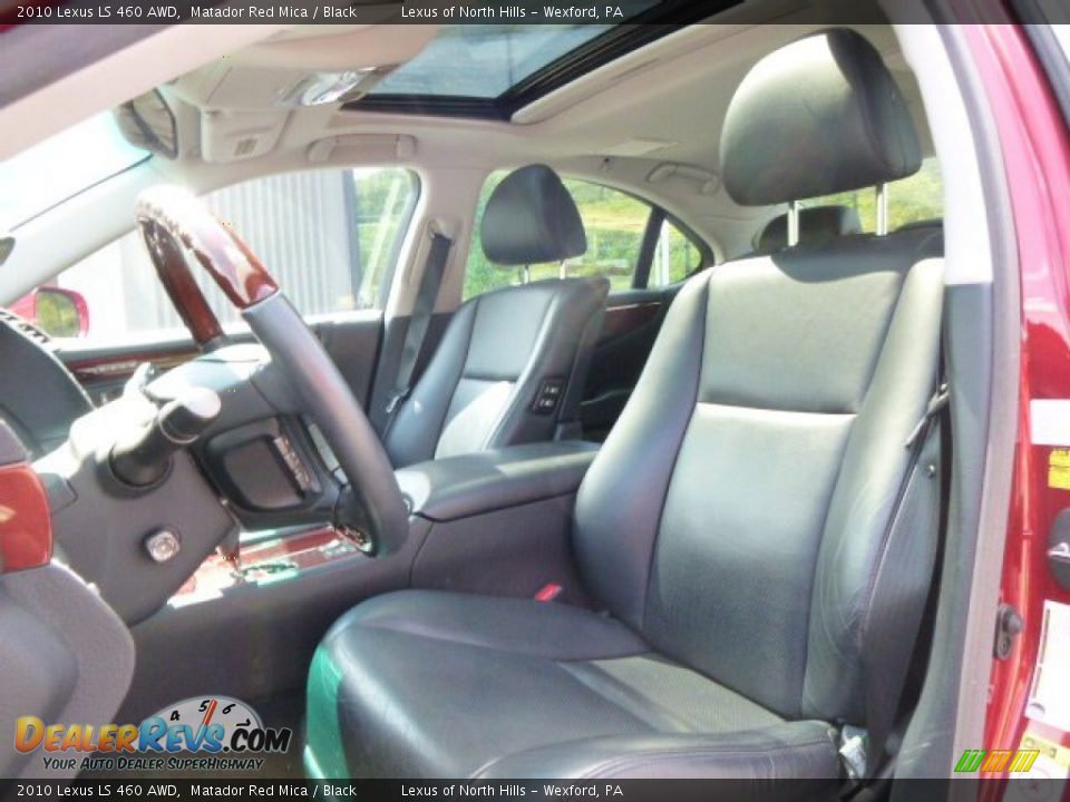 2010 Lexus LS 460 AWD Matador Red Mica / Black Photo #10