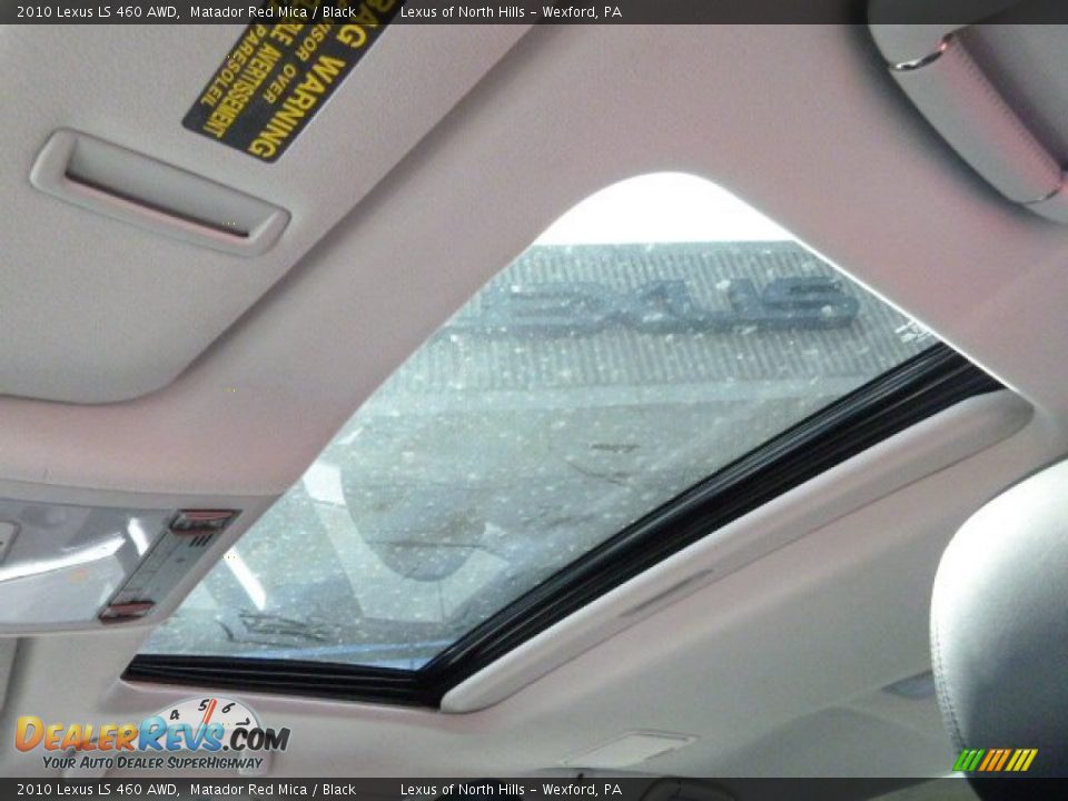 2010 Lexus LS 460 AWD Matador Red Mica / Black Photo #13