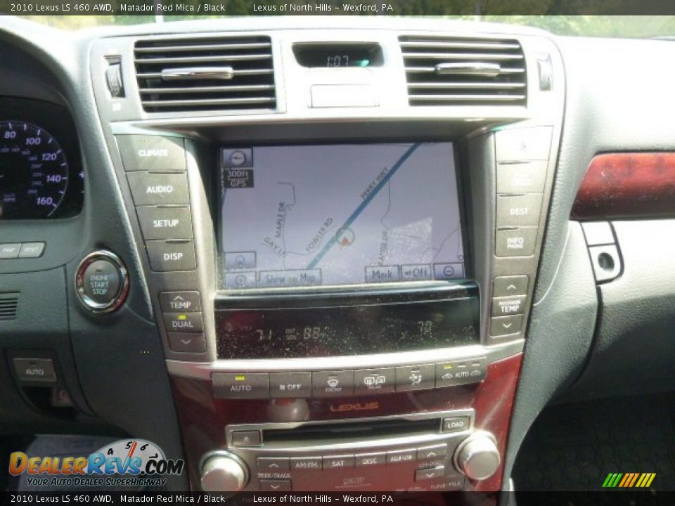 2010 Lexus LS 460 AWD Matador Red Mica / Black Photo #14
